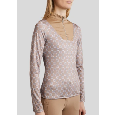 Abbildung von Montar Shirt MoChain Prined Lange Ärmel Latte