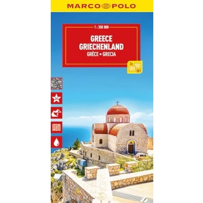 Abbildung von MARCO Polo Reisekarte Griechenland (2 Karten Set) 1:350.000: Festland, Kykladen, Korfu, Sporaden (Marco Maps)
