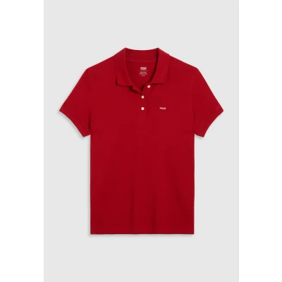 Abbildung von Levi&#039;s Herren Slim Housemark Polo Polohemd, Scarlet Smile, X Small