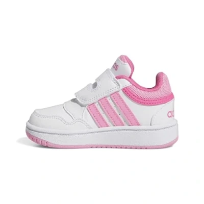 Abbildung von adidas Unisex Baby Hoops Shoes Schuhe, FTWR White/Bliss pink/Pulse Magenta