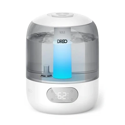 Abbildung von Dreo Luftbefeuchter für Schlafzimmer, kühler Nebel Haus und großen Raum, leiser Baby, Nachtlicht, ätherisches Diffusor, schnelle Ultraschall