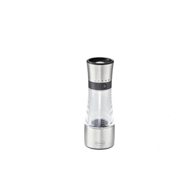 Abbildung von RÖSLE Gewürzmühle, Hochwertige Salz /Pfeffermühle mit verstellbaren Mahlstufen für trockene Gewürze, einfaches Nachfüllen, Edelstahl 18/10