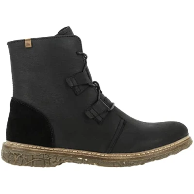 Abbildung von El Naturalista Damen Ankle Boots Angkor, Frauen Stiefeletten,Casual,flach,Woman,Lady,Ladies,Boots,Stiefel,Bootee,Booties,Schwarz (Black),38 EU / 5 UK