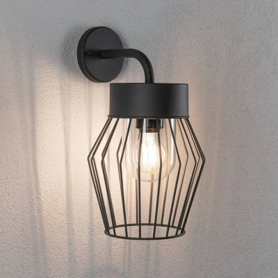 Abbildung von Paulmann Außen Wandleuchte »Lanka IP44 205x237mm max. 40W 230V Anthrazit Aluminium«, 1 flammig, Leuchtmittel E27 ohne Leuchtmittel, seewasserresistent