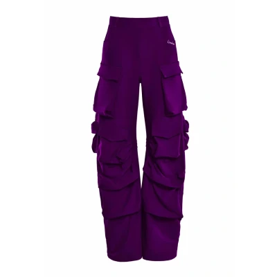 Abbildung von Winshape CP101C Cargohose, Damen, Größe: XS, Dark plum