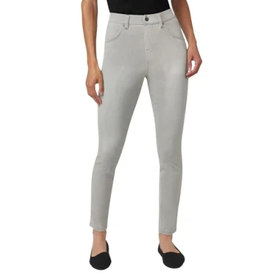 Abbildung von HUE Damen Ultraweiche Denim hoher Taille Leggings, Silbergrau verwaschen, S