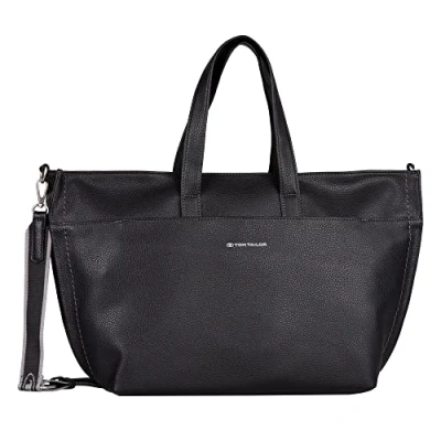 Abbildung von TOM Tailor Arlene Shopping Bag Schwarz black, Damen, Größe: One Size, black
