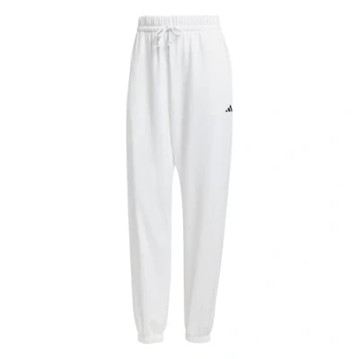 Abbildung von adidas Damen Essentials SMALL Logo French Terry Cuffed Pants, White/Black, M