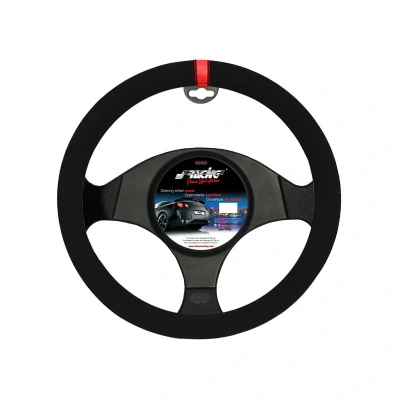 Abbildung von Simoni Racing Carrera Look CVT/27R Lenkradbezug schwarz 37 39cm Mikrofaser