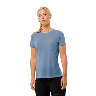 Abbildung von Jack Wolfskin Vonnan Sport Tshirt, Damen, Größe: Small, Elemental blue