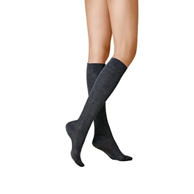 Abbildung von KUNERT Damen Kniestrümpfe Fly&amp;Care® Stützklasse III effektive Stützwirkung 30 DEN Black 0070 39 40