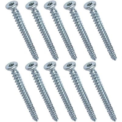 Abbildung von AERZETIX C48383 Satz von 10 Schraubanker betonschrauben ankerschrauben direkt für beton Ø7.5x80mm senkkopf konisch mit abdruck stern T30 direkte befestigung ohne dübel