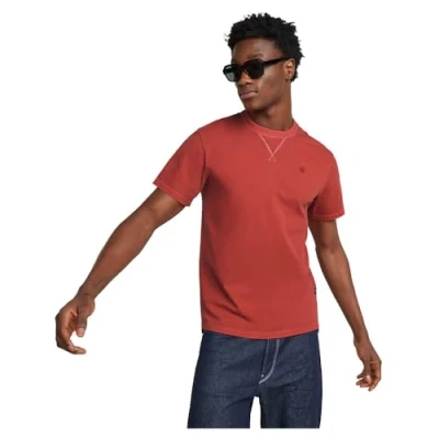 Abbildung von G STAR Nifous Tshirt basic, Herren, Größe: XS, Rusty red gd