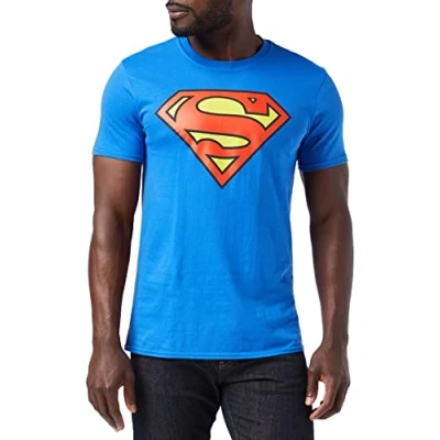 Abbildung von DC COMICS T Shirt Superman Logo royalblau L