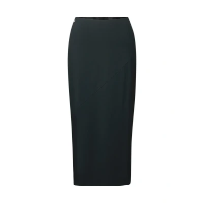 Abbildung von STREET ONE Damen A361771 Knielanger Rock, Pine Grove Green, 40W