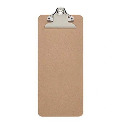Abbildung von MAUL Klemmbrett MAULbill 28 x 11,5 cm Holz für Speisekarte, Menükarten, Getränkekarten Stabiles Clipboard zum Aufhängen Gastronomie zubehör