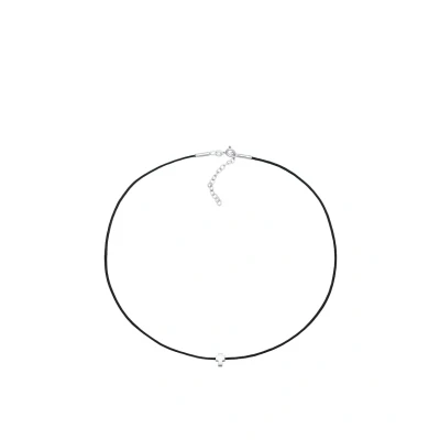 Abbildung von Elli Choker Cross Halskette, Damen, Größe: 36, Silber