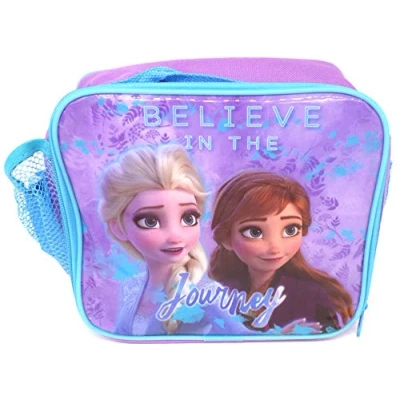 Abbildung von TDL Disney Frozen Isolierte Kühltasche Offiziell Lizensiert 20 x 18 9 cm Zip Verschluss Tragegurt Insulated Lunch Bag