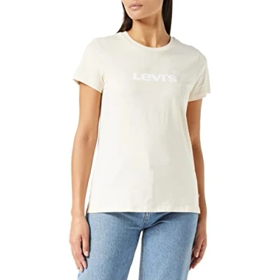 Abbildung von Levi&#039;s Damen The Perfect Tee T Shirt,Foil Batwing Whitecap Gray,XS