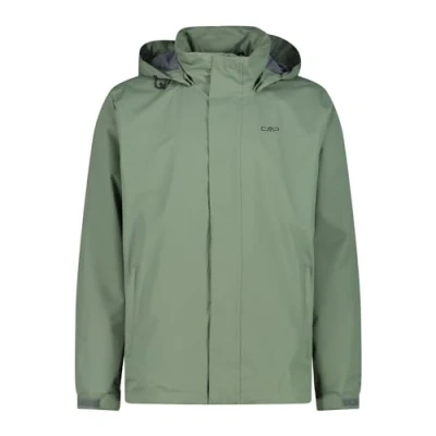 Abbildung von CMP Damen Feste Kapuze Reißfeste Regenjacke, Salbeigrün, 50
