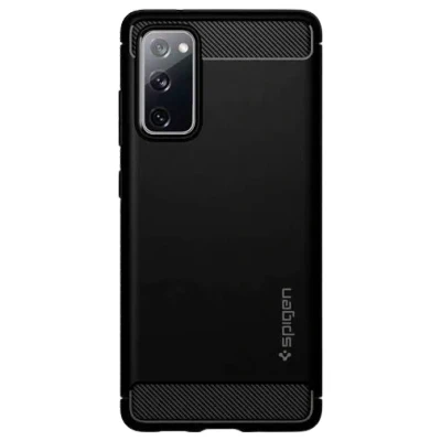 Abbildung von Spigen TPU Rugged Armor Book Cover Samsung Galaxy S20 FE Schwarz