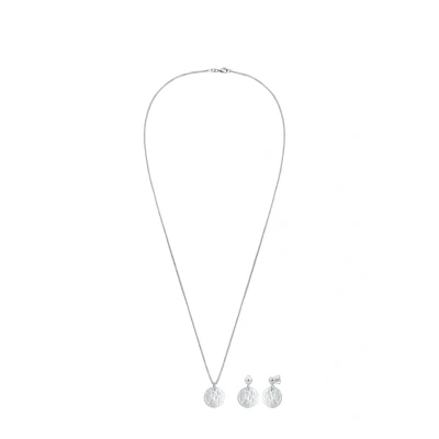 Abbildung von Elli SET Structured Ohrringe, Damen, Größe: 45, Silber