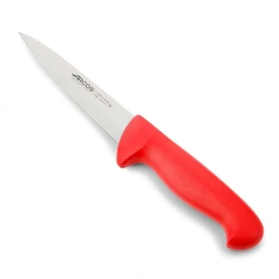 Abbildung von Arcos Serie 2900 Metzgermesser Steakmesser Klinge Nitrum Edelstahl 150 mm HandGriff Polypropylen Farbe Rot