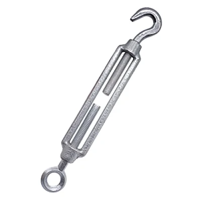 Abbildung von (1 Stück) Spannschloss Drahtspanner M12, verstellbarer Spannschlösser Haken und Öse, Seilseilspannung Stück, M12)