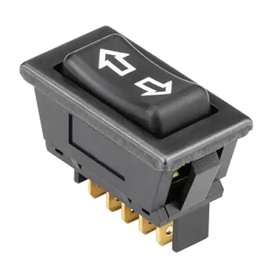 Abbildung von Universal Kfz Wipp Taster für elektrische Fensterheber 12V/20A, 5 polig, ASW 01