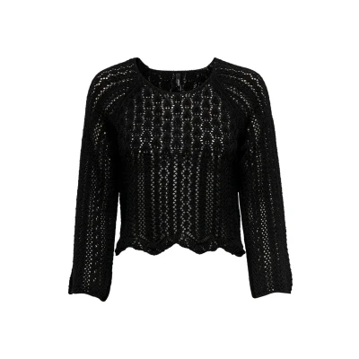 Abbildung von ONLY Onlnola Strickpullover, Damen, Größe: XS, Black