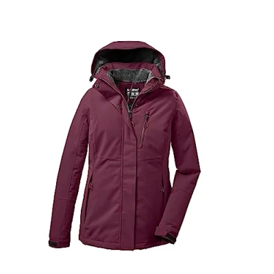 Abbildung von killtec Damen Funktionsjacke/Winterjacke mit abzippbarer Kapuze KOW 140 WMN JCKT, dunkelpflaume, 40, 37411 000
