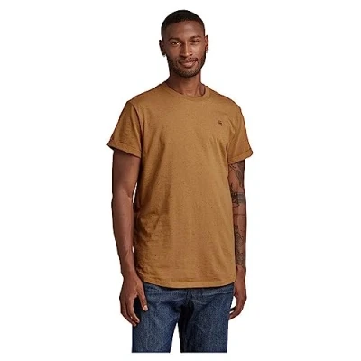 Abbildung von G STAR Herren Lash T Shirt Mehrfarben (Chipmunk Htr D16396 D288 D875) XS