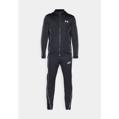 Abbildung von Under Armour EMEA Tracksuit Novelty SET Trainingsanzug, Herren, Größe: 3XL, Black/white