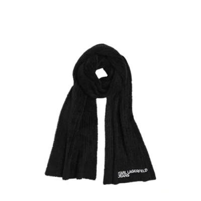 Abbildung von Karl Lagerfeld Jeans Fluffy Schal, Damen, Größe: One Size, Black