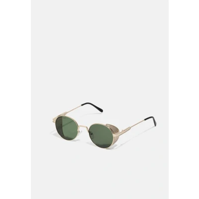 Abbildung von Urban Classics Sunglasses Sicilia Unisex Sonnenbrille, Herren, Größe: One Size, Anticgold/brown