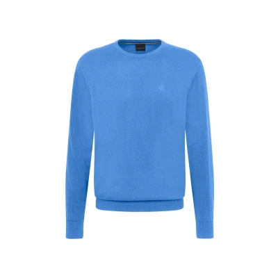 Abbildung von bugatti Strickpullover, Herren, Größe: XXL, Blaugrau