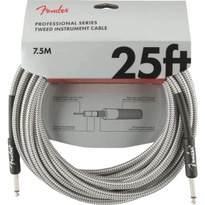 Abbildung von Fender Kabel Professional Series, 7,5m wh. tweed