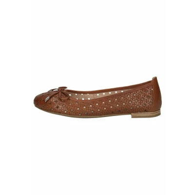 Abbildung von Caprice Klassischer Ballerina, Damen, Größe: 37, Cognac nappa Schuhe