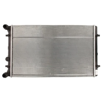 Abbildung von NRF EASY FIT 509529 Kühler, Motorkühlung Aluminium 647 399 27 mit Dichtring Kühlrippen gelötet VOLKSWAGEN: Golf 4, Bora Variant, 4 Variant