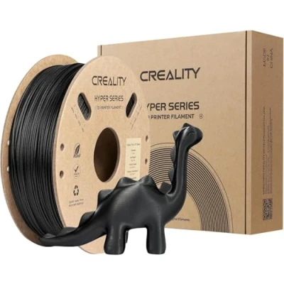 Abbildung von Creality Official Carbon Fibre Hyper PLA Filament, 3D Drucker Filament für Hochgeschwindigkeitsdruck, glatt, Maßgenauigkeit +/ 0.03mm, 2.2lbs/Spool