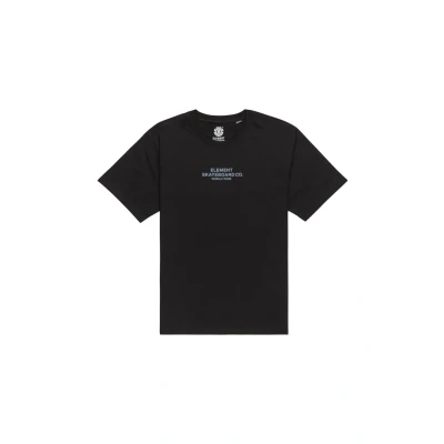 Abbildung von Element Skateboard Tshirt print, Größe: Small, Black