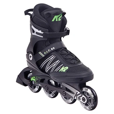 Abbildung von K2 Skates Herren Inline F.I.T. 80, black green, 30E0873.1.1.105