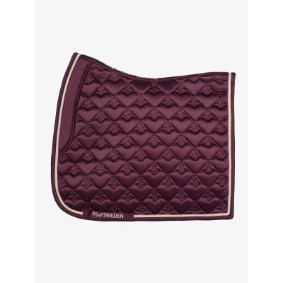 Abbildung von PS of Sweden FW&#039;24 Heart saddlepad Plum