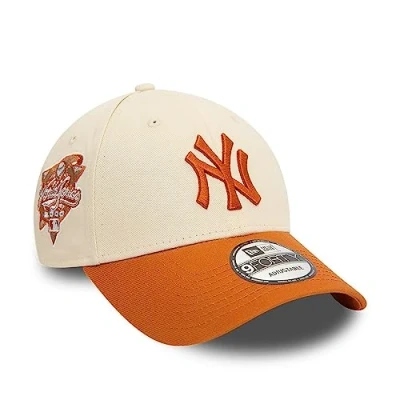 Abbildung von New Era York Yankees MLB Kappe beige braun NY Logo World Series 2000 9Forty Cap One Size