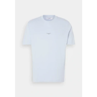Abbildung von Marc O&#039;Polo Denim LOGO Print Relaxed FIT Tshirt basic, Herren, Größe: Large, Skyway blue