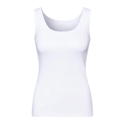 Abbildung von CECIL Damen B322820 Basic Top, White, S