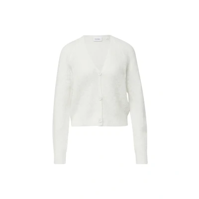 Abbildung von comma casual identity Cardigan, casual, bequem, Alpakamix, V Ausschnitt