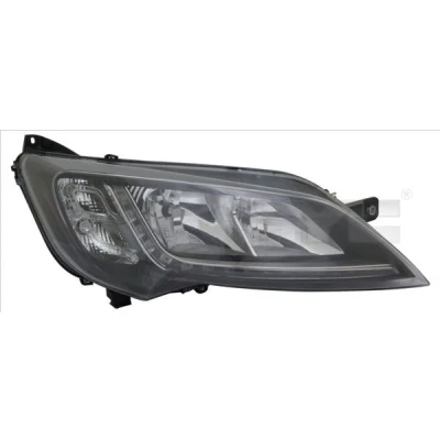Abbildung von TYC 20 15671 16 2 Scheinwerfer rechts H7/H7, LED mit Tagfahrlicht für Rechtsverkehr Elektromotor, LED, ohne Steuergerät FIAT: Ducato III Van
