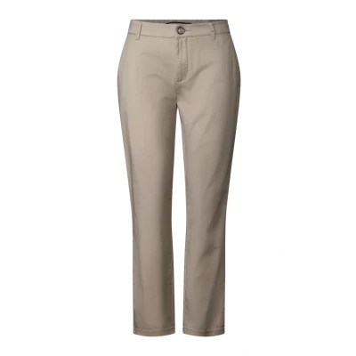 Abbildung von Street One Softe Twill Chino, Damen, Größe: 44x28, Grau