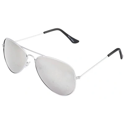 Abbildung von Unbekannt Sonnenbrille mit Federscharnier verspiegelt in verschiedenen Farbe (One size, Silber Silber)